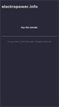 Mobile Screenshot of electropower.info