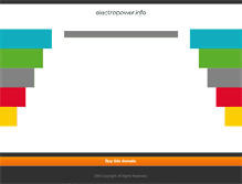 Tablet Screenshot of electropower.info