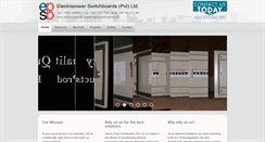 Desktop Screenshot of electropower.lk